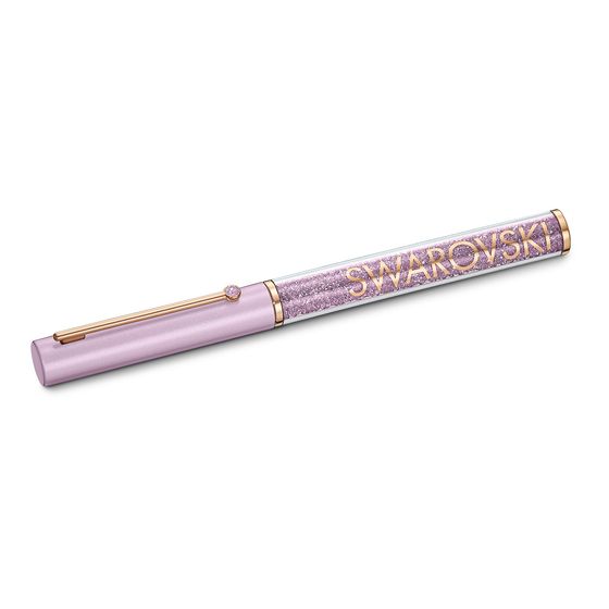 Boligrafo-Crystalline-Gloss-violeta-baño-tono-oro-rosa