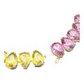 Collar-Millenia-Cristales-de-talla-pera-Multicolor-Baño-tono-oro
