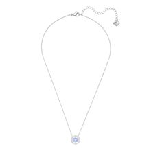 Collar Sparkling Dance, azul, baño de rodio
