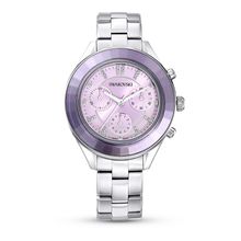 Reloj Octea Lux Sport, Brazalete de metal, Morado, Acero inoxidable