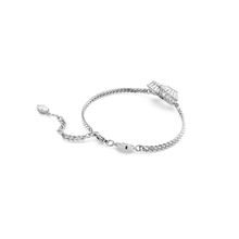 Pulsera Matrix, Corazón, Blanca, Baño de rodio