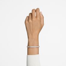 Brazalete Dextera, Forma octagonal, Blanco, Baño tono oro rosa