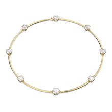 Collar Constella, Blanco, Baño tono oro