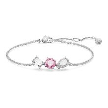 Pulsera Mesmera, Tallas mixtas, Rosa, Baño de rodio