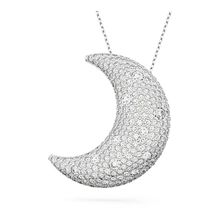 Colgante Luna, Luna, Blanco, Baño de rodio