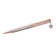 Bolígrafo Crystalline, rosa, baño tono oro rosa