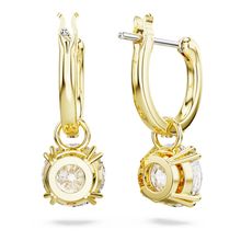 Aros Constella, Talla redonda, Blancos, Baño tono oro