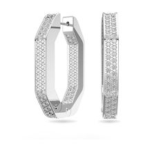 Aros de aro Dextera, Octogonal, Blanco