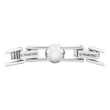 Pulsera Tennis Una Angelic, Talla redonda, Pequeña, Blanca, Recubrimiento en rodio