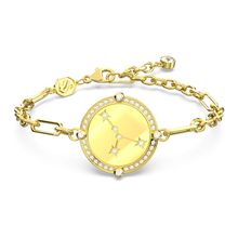 Pulsera Zodiac, Cáncer, Tono dorado, Baño tono oro