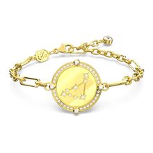 Pulsera Zodiac, Capricornio, Tono dorado, Baño tono oro