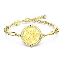 Pulsera Zodiac, Sagitario, Tono dorado, Baño tono oro