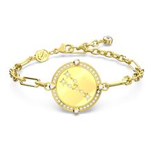 Pulsera Zodiac, Tauro, Tono dorado, Baño tono oro