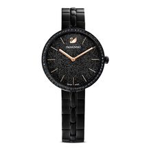 Reloj Cosmopolitan, brazalete de metal, negro, PVD negro