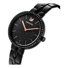 Reloj Cosmopolitan, brazalete de metal, negro, PVD negro