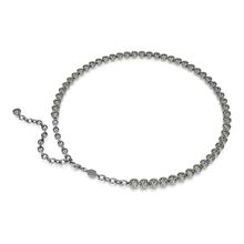 Collar Imber Tennis, Talla redonda, Gris, Recubrimiento en rutenio