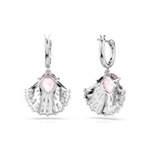 Pendientes Idyllia, Caracola, Rosas, Recubrimiento en rodio 5680295-5680295