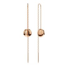 Pendientes Meteora, Blancos, Recubrimiento tono oro rosa 5689427-5689427