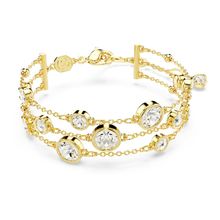Pulsera ancha Imber, Talla redonda, Recubrimiento tono oro