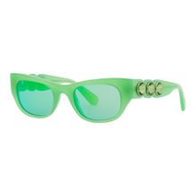 Gafas de sol, Forma ovalada, SK6022 EL, Verdes