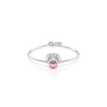 Brazalete Idyllia, Caracola, Rosa, Recubrimiento en rodio