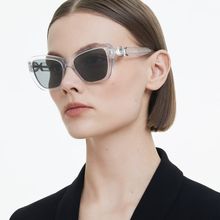 Gafas de sol, Forma cuadrada, SK6018, Blancas