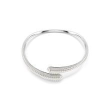 Collar Sublima, Crystal Pearl, Talla redonda, Blanco, Recubrimiento en rodio