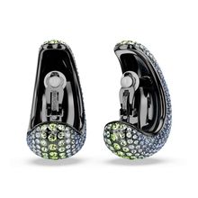 Pendientes de clip Sublima, Talla redonda, Grandes, Multicolores, Recubrimiento en rutenio