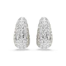 Pendientes Sublima, Blancos, Recubrimiento en rodio