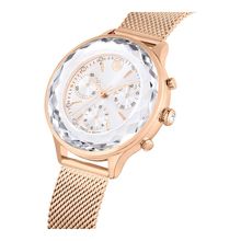 Reloj Nova Chrono, Fabricado en Suiza, Brazalete de metal, Tono oro rosa, Acabado tono oro rosa