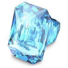 Anillo de cóctel Lucent, Azul