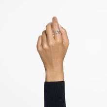 Anillo Constella, Conjunto (2), Talla redonda, Blanco, Baño de rodio