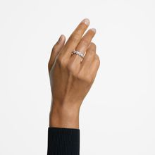 Anillo Una Angelic, Talla redonda, Blanco, Recubrimiento en rodio