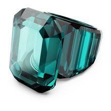 Anillo de cóctel Lucent, Verde