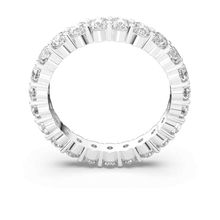 Anillo Vittore XL, blanco, baño de rodio