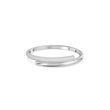 Brazalete Dextera, Cierre magnético, Blanco, Baño de rodio