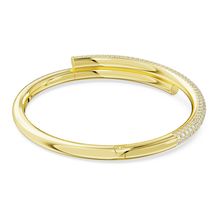Brazalete Dextera, Cierre magnético, Blanco, Baño tono oro