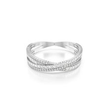 Brazalete Hyperbola, Tallas mixtas, Símbolo del infinito, Blanco, Recubrimiento en rodio
