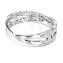 Brazalete Hyperbola, Tallas mixtas, Símbolo del infinito, Blanco, Recubrimiento en rodio