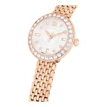 Reloj Certa, Fabricado en Suiza, Brazalete de metal, Tono oro rosa, Acabado tono oro rosa