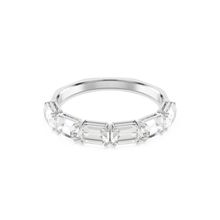 Brazalete Millenia, Talla octogonal, Blanco, Recubrimiento en rodio