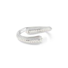 Brazalete Sublima, Crystal Pearl, Talla redonda, Blanco, Recubrimiento en rodio
