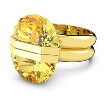 Anillo Lucent, Magnetic, Amarillo, Baño tono oro