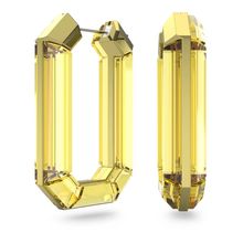 Aros de aro Lucent, Amarillo, Baño de rodio