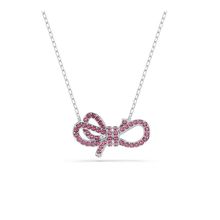 Colgante Lifelong Bow, Lazo, Rosa, Baño de rodio