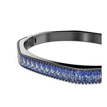 Brazalete Matrix, Talla baguette, Azul, Baño de rutenio