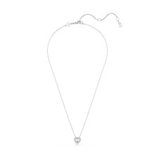 Colgante Ariana Grande x Swarovski, Tallas mixtas, Corazón, Blanco, Baño de rodio