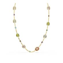Collar Chroma, Talla octogonal, Multicolor, Baño tono oro