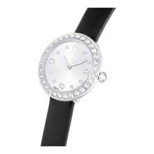 Reloj Matrix Tennis, Fabricado en Suiza, Correa de piel, Negro, Acero inoxidable