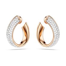 Aros de aro Exist, Pequeños, Blancos, Baño tono oro